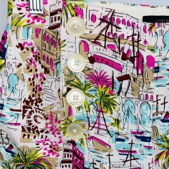 J. Crew Harbor Print Sailor Shorts Size 00 - Picture 5 of 13